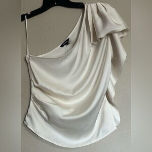 Ruffle One Shoulder Top